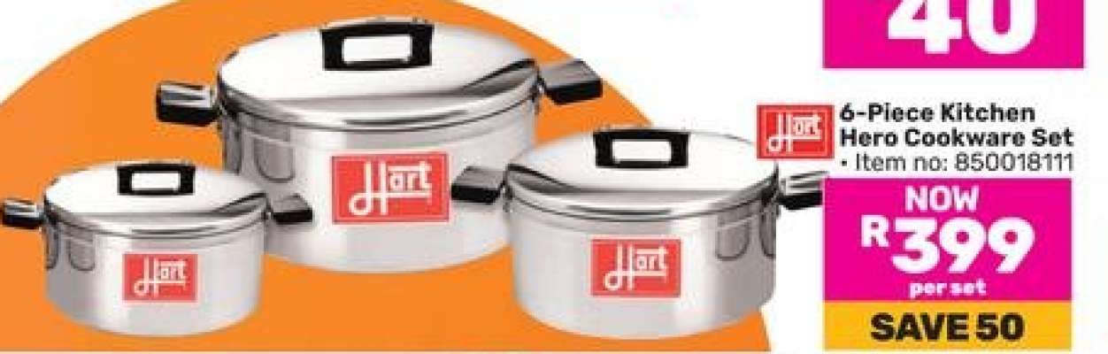 6-Piece Kitchen Hero Cookware Set