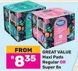 Great Value Maxi Pads