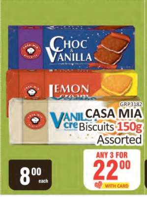 CASA MIA Biscuits Assorted