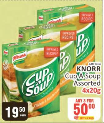 KNORR Cup-A-Soup Assorted