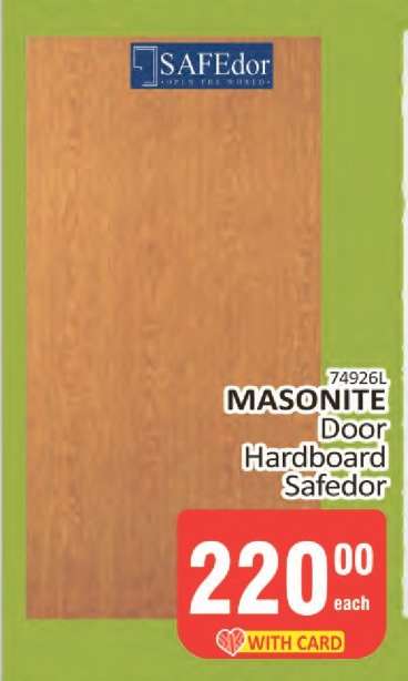 MASONITE Door Hardboard Safedor