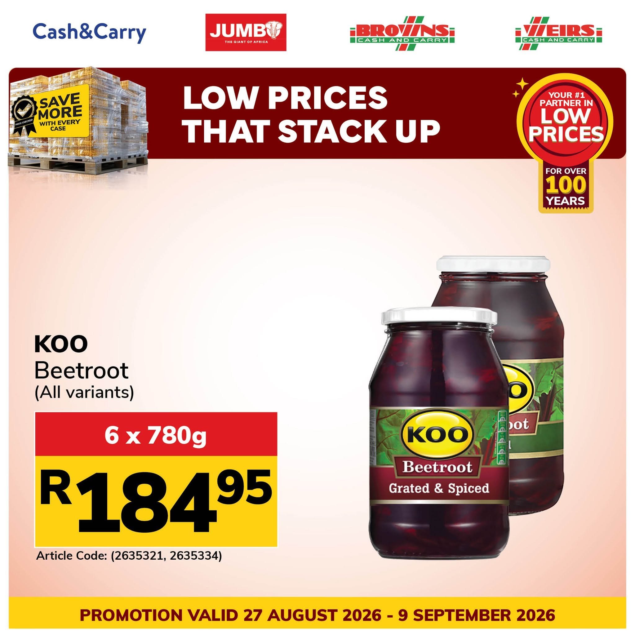 Jumbo Cash & Carry specials - 27/08/2026 - 09/09/2026. Page 8