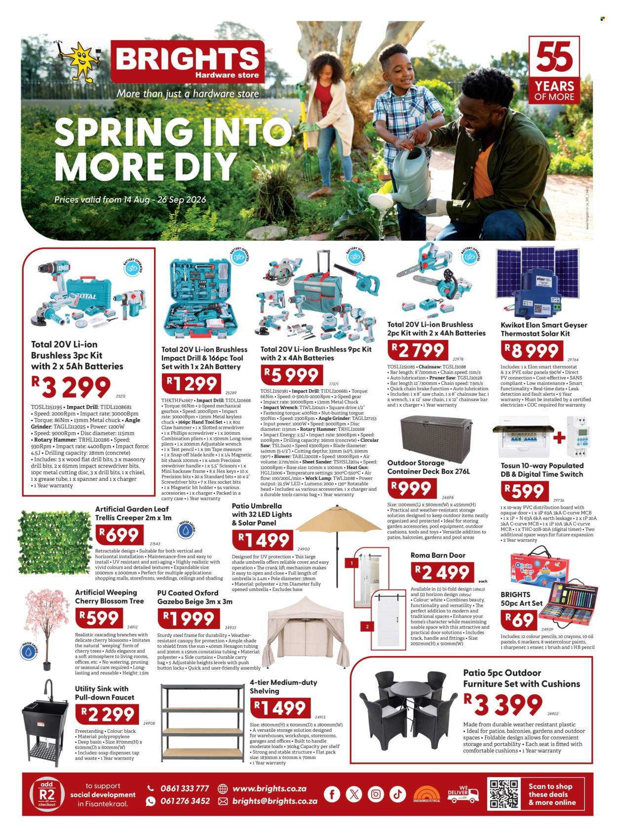 Brights Hardware specials - 14/08/2026 - 26/09/2026. Page 1