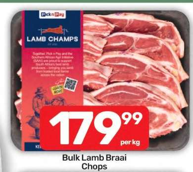 Bulk Lamb Braai Chops