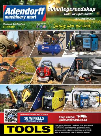 Adendorff Machinery Mart catalogue  - 01/09/2026 - 30/09/2026.