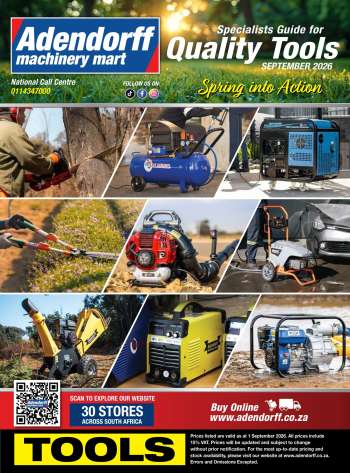 Adendorff Machinery Mart catalogue  - 01/09/2026 - 30/09/2026.