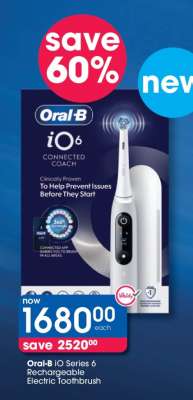 Oral-B iO Series 6 Rechargeable Electric Toothbrush