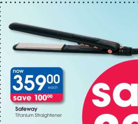 Safeway Titanium Straightener