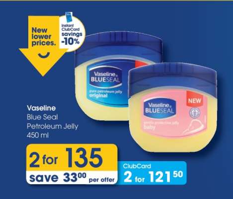 Vaseline Blue Seal Petroleum Jelly 450 ml