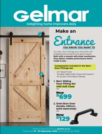 Gelmar catalogue  - 01/09/2026 - 30/09/2026.