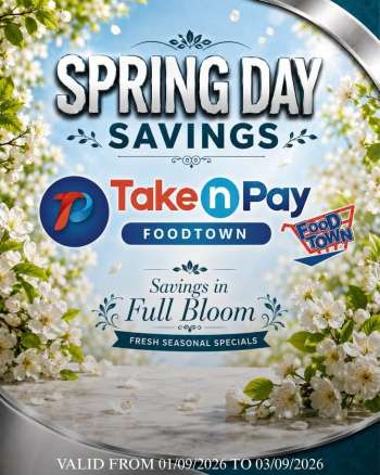 Take n Pay catalogue  - 01/09/2026 - 03/09/2026.