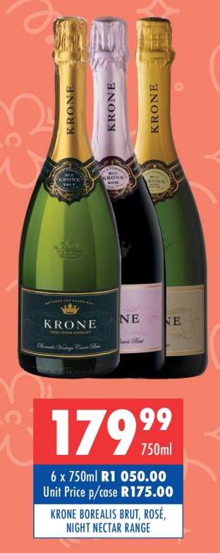 KRONE BOREALIS BRUT, ROSÉ, NIGHT NECTAR RANGE