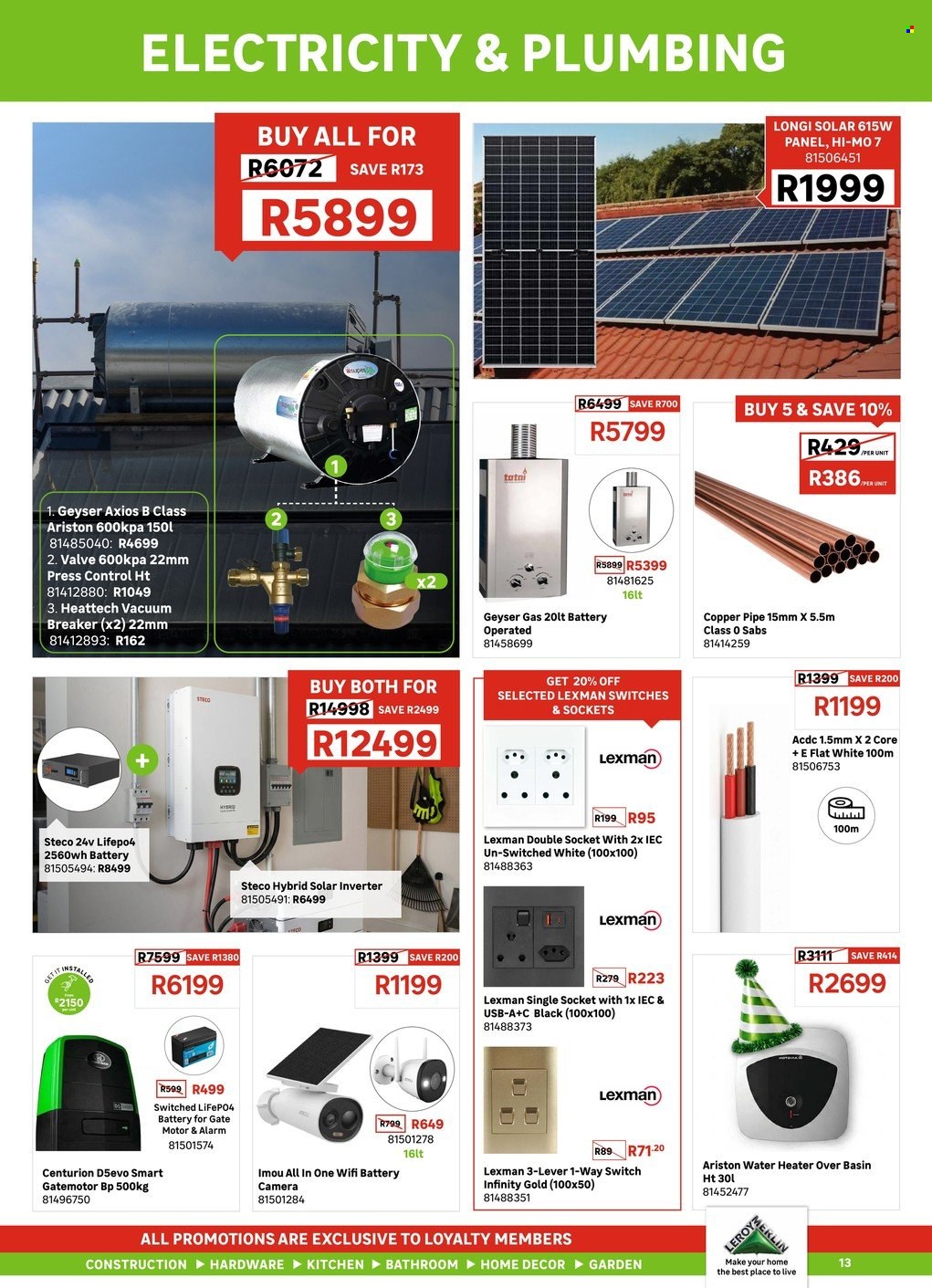 Leroy Merlin specials - 01/09/2026 - 30/09/2026. Page 13