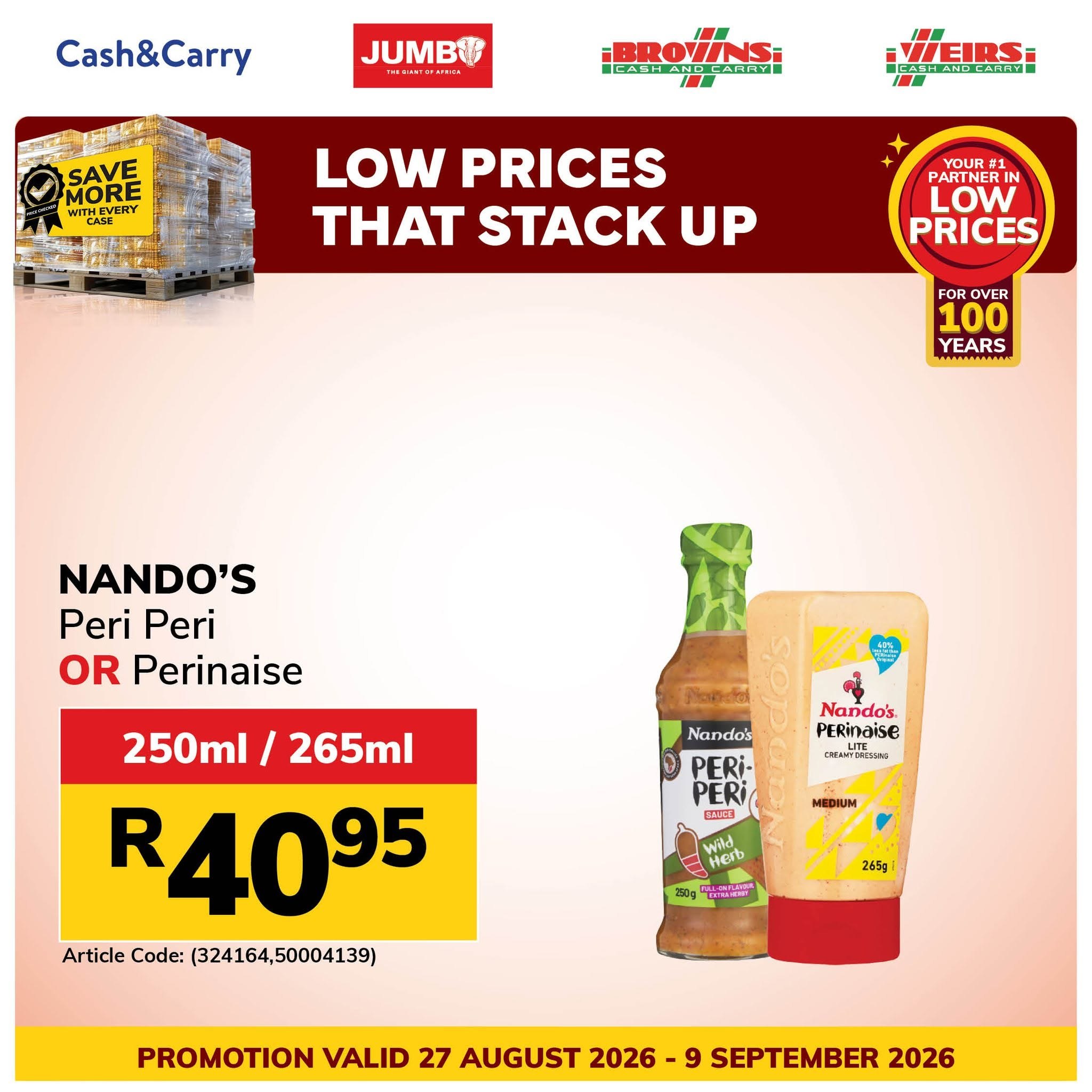 Jumbo Cash & Carry specials - 27/08/2026 - 09/09/2026. Page 1