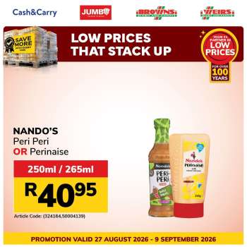 thumbnail - Jumbo Cash & Carry catalogue