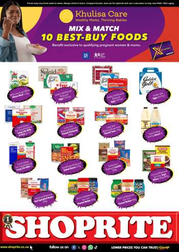 Shoprite catalogue  - 01/09/2026 - 31/10/2026.