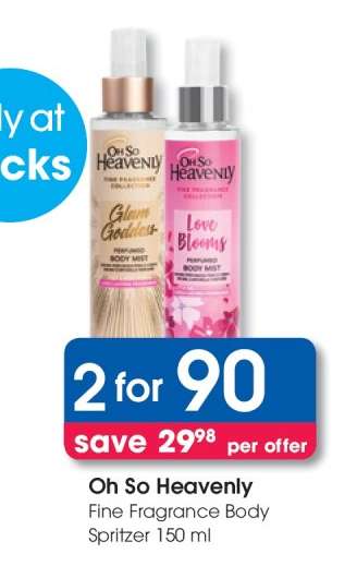 Oh So Heavenly Fine Fragrance Body Spritzer 150 ml