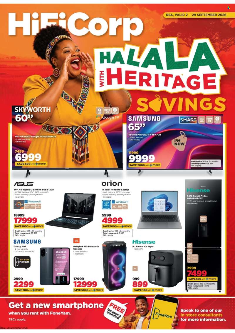HiFi Corp catalogue  - 02/09/2026 - 29/09/2026.