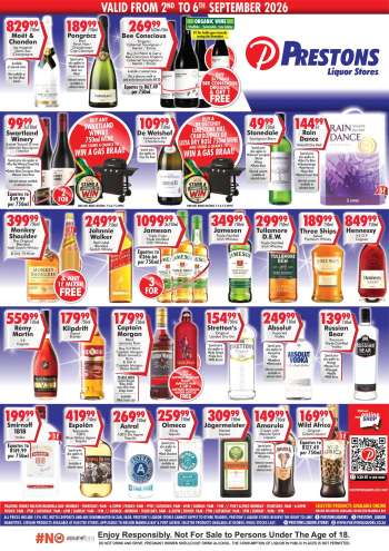 thumbnail - Prestons Liquor Stores catalogue