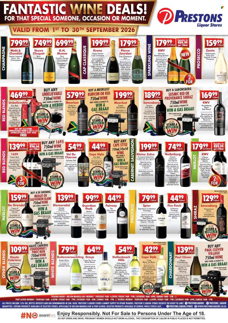 Prestons Liquor Stores catalogue  - 01/09/2026 - 30/09/2026.