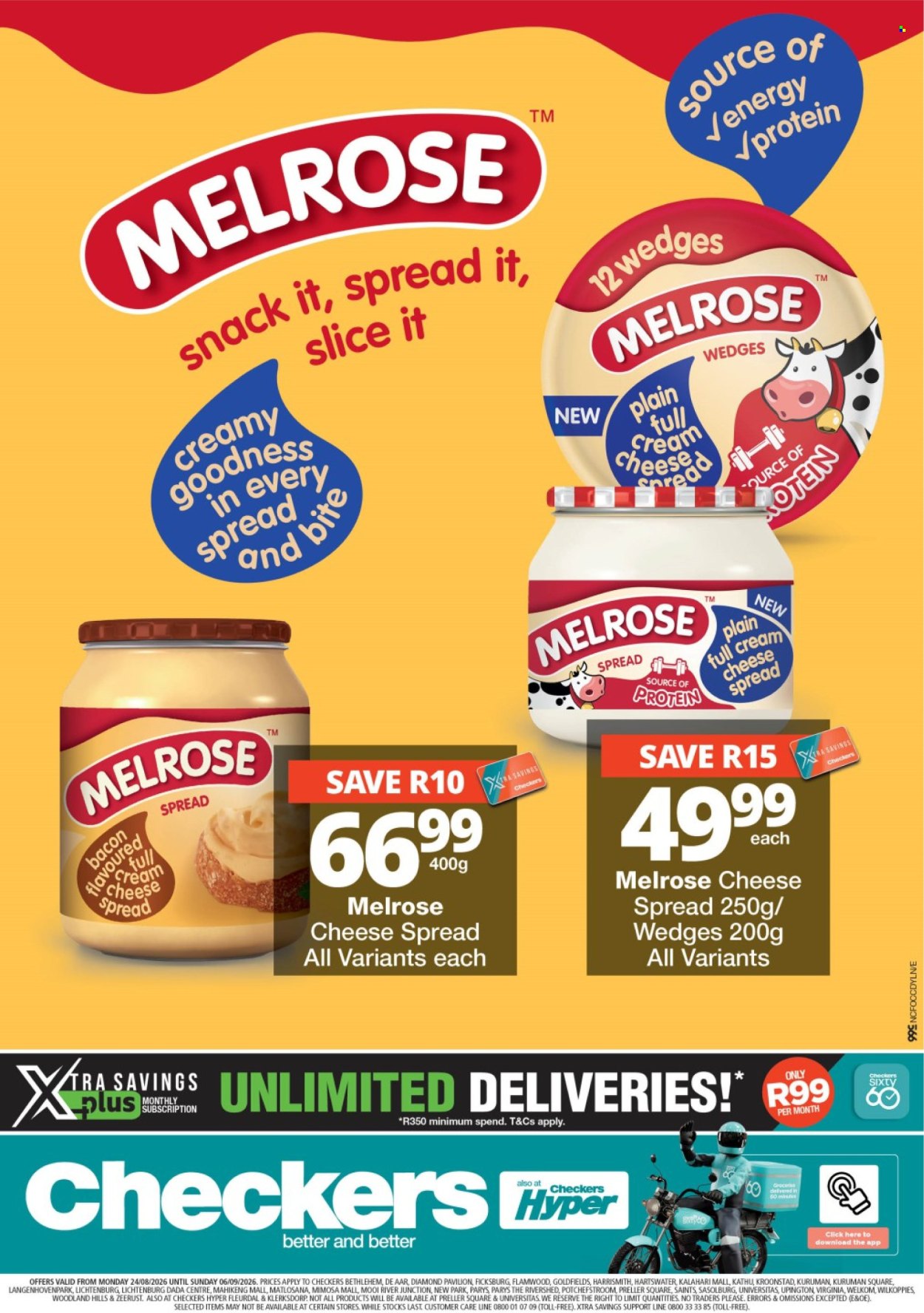 Checkers specials - 24/08/2026 - 06/09/2026. Page 1