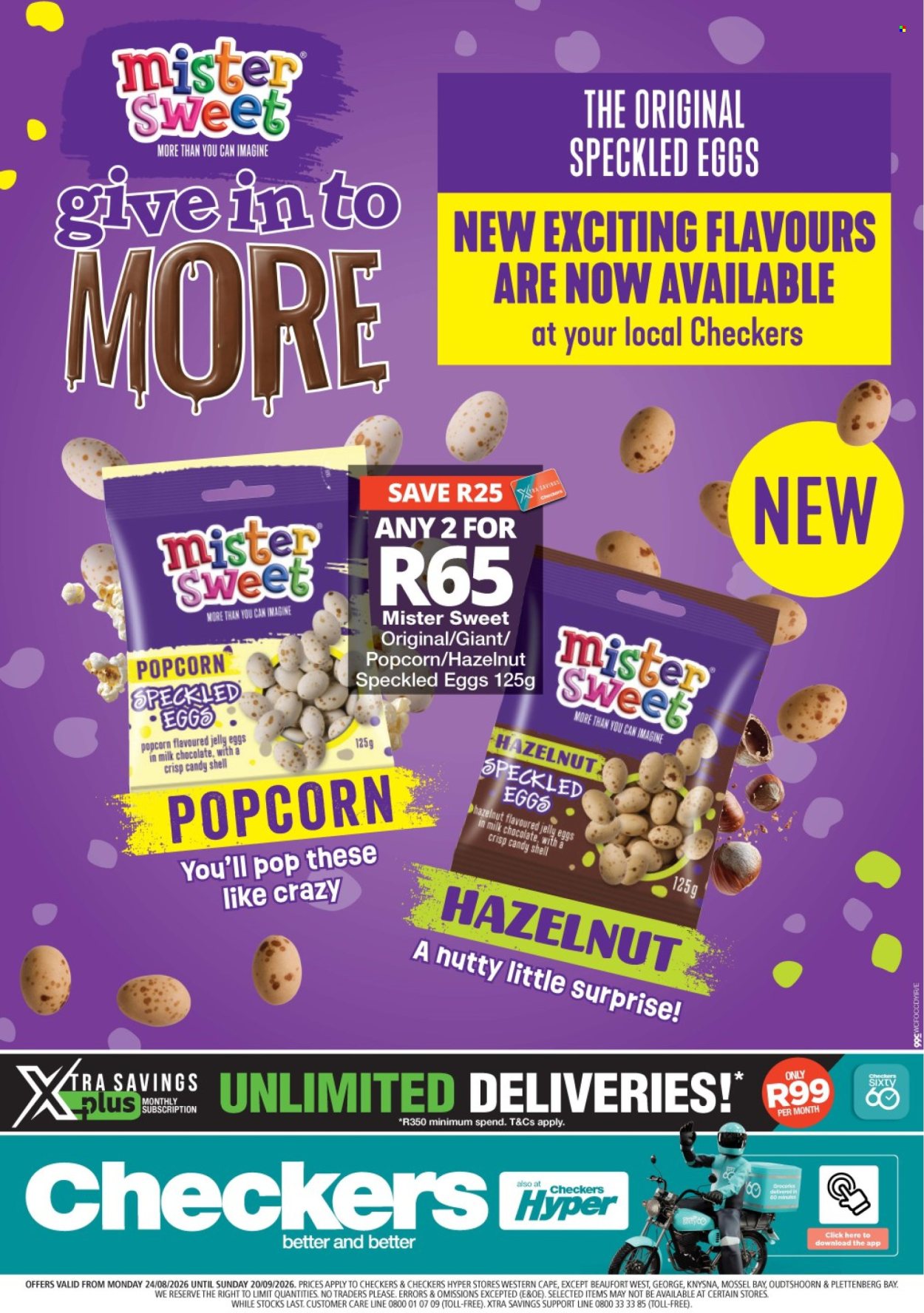 Checkers specials - 24/08/2026 - 20/09/2026. Page 1