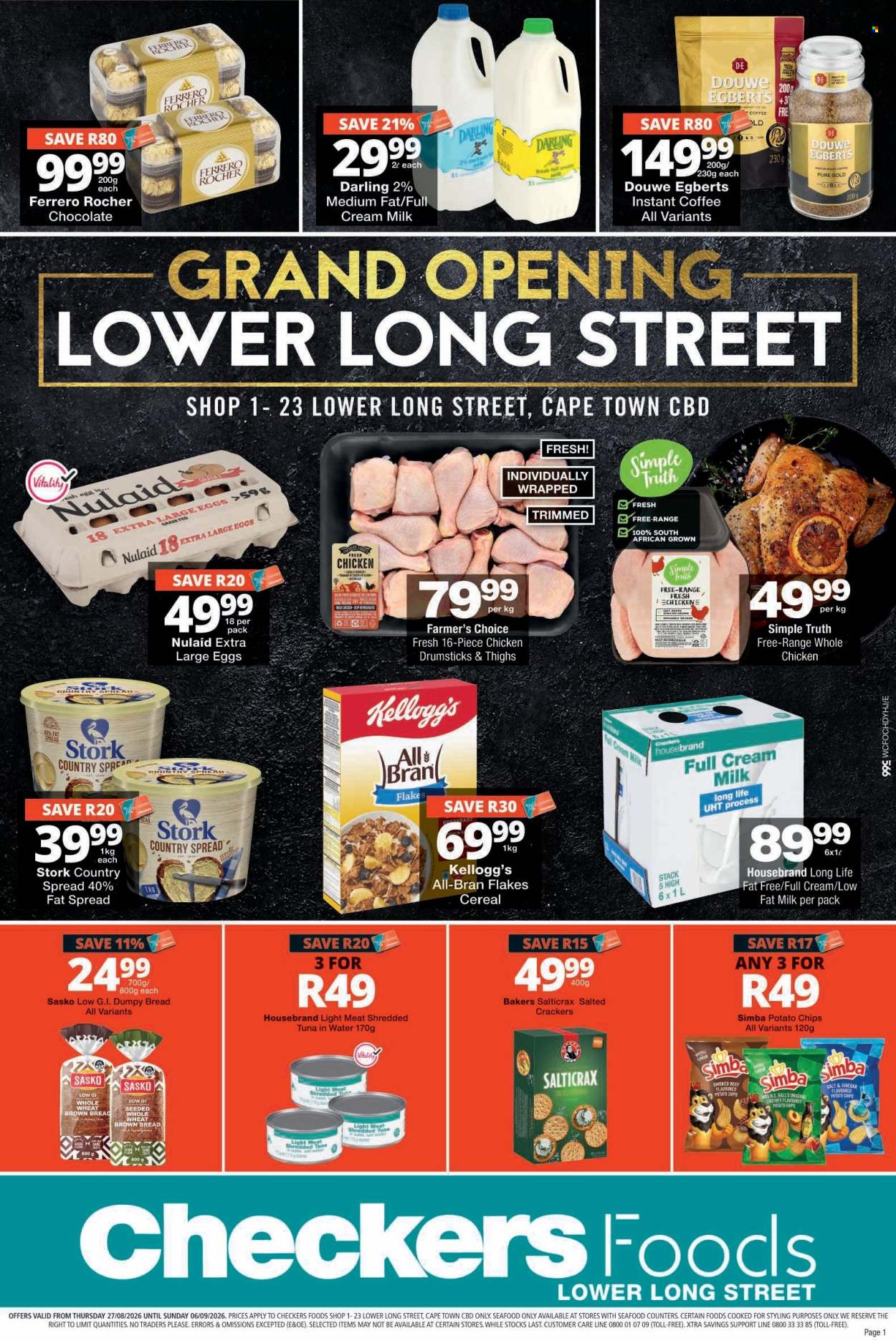 Checkers specials - 27/08/2026 - 06/09/2026. Page 1