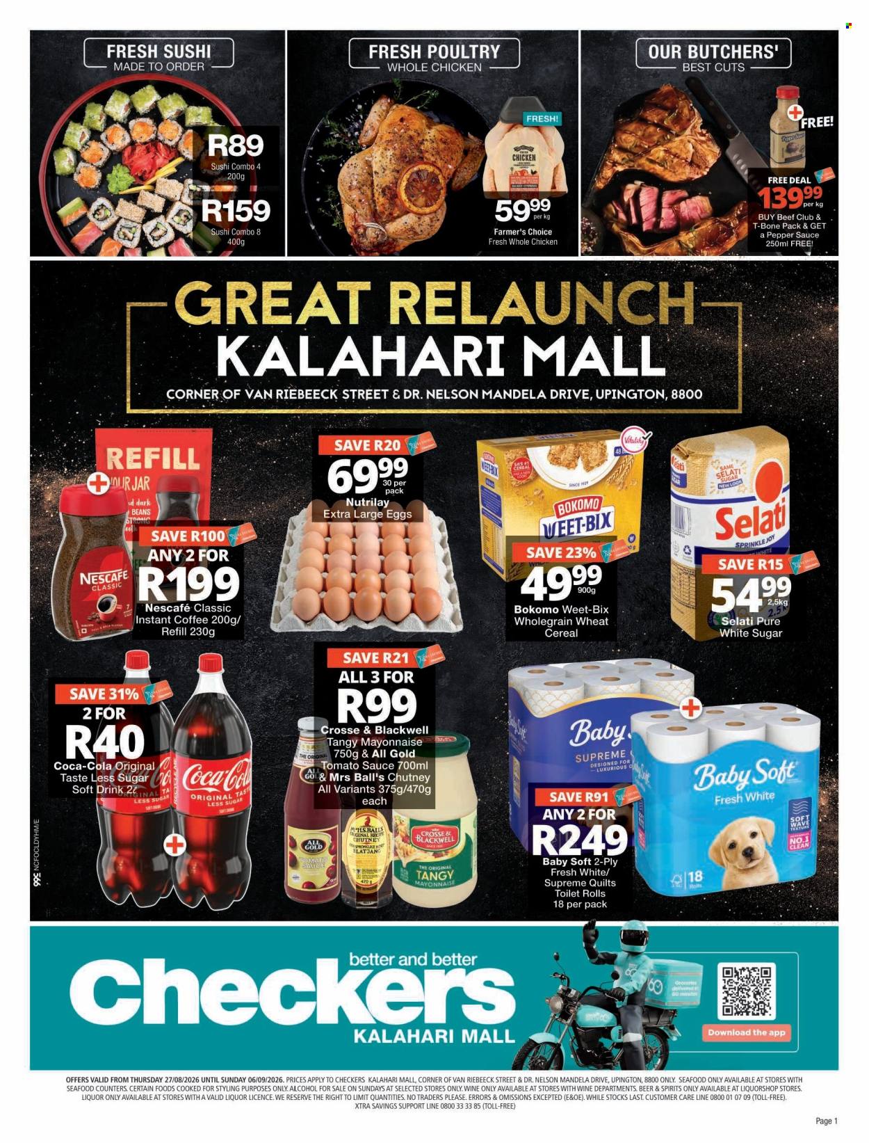 Checkers specials - 27/08/2026 - 06/09/2026. Page 1
