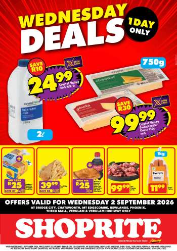 Shoprite catalogue  - 02/09/2026 - 02/09/2026.