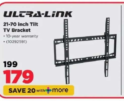 ULTRA-LINK 21-70 inch Tilt TV Bracket