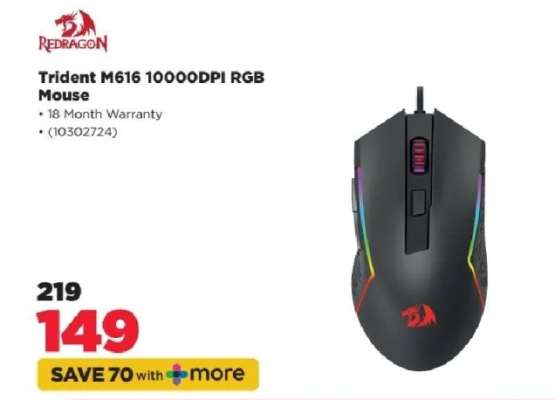 Redragon Trident M616 10000DPI RGB Mouse