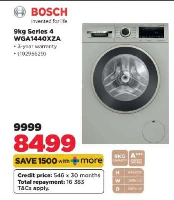 Bosch 9kg Series 4 WGA1440XZA