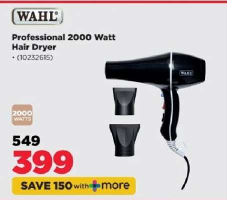 WAHL Professional 2000 Watt Hair Dryer