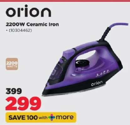 orion 2200W Ceramic Iron