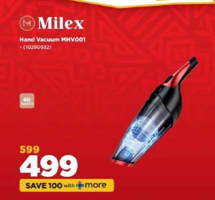 Milex Hand Vacuum MHV001