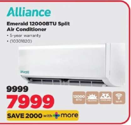 Alliance Emerald 12000BTU Split Air Conditioner