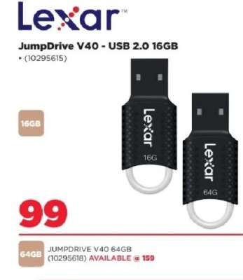 Lexar JumpDrive V40 - USB 2.0 16GB