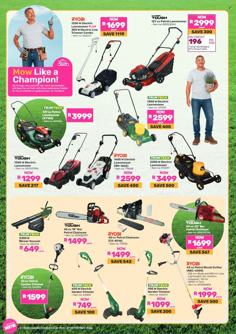 Game specials - 25/08/2026 - 27/09/2026. Page 2