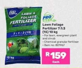 Lawn Foliage Fertilizer 7:1:3 (15) 10 kg