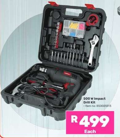 500 W Impact Drill Kit