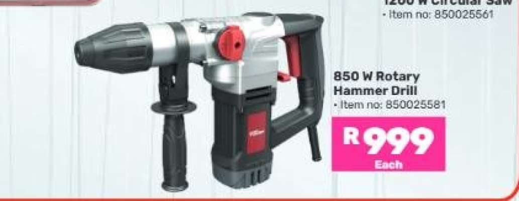 850 W Rotary Hammer Drill