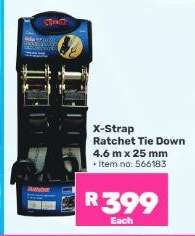 X-Strap Ratchet Tie Down