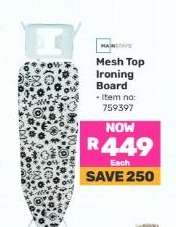 Mesh Top Ironing Board