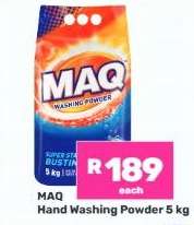 MAQ Hand Washing Powder 5 kg