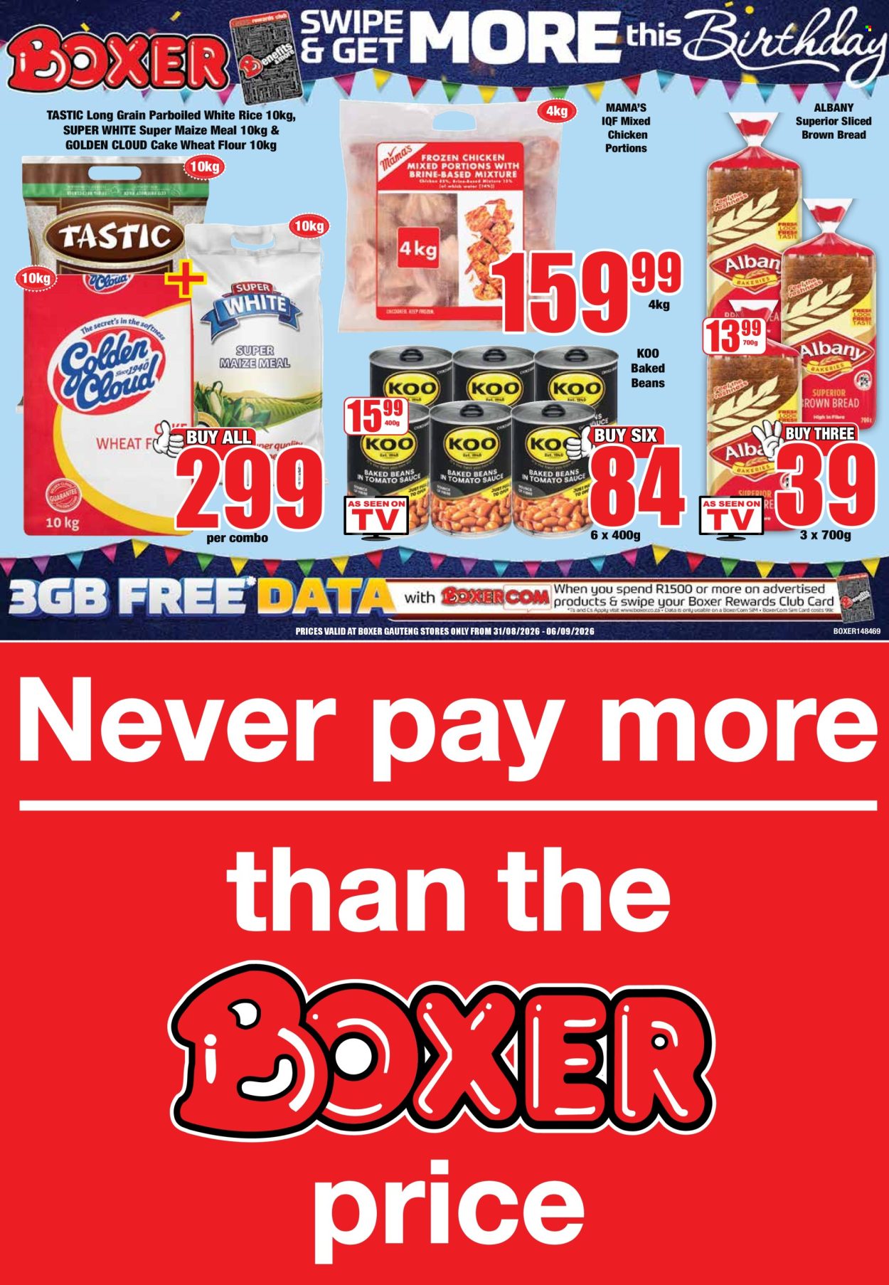 Boxer specials - 31/08/2026 - 06/09/2026. Page 1
