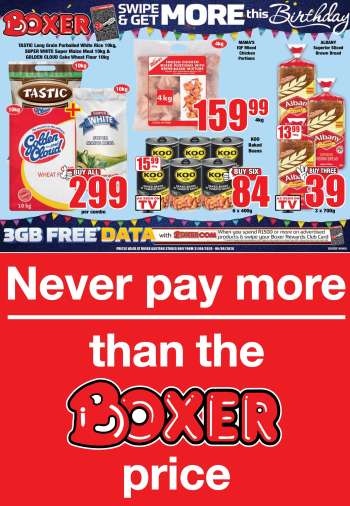 Boxer catalogue  - 31/08/2026 - 06/09/2026.