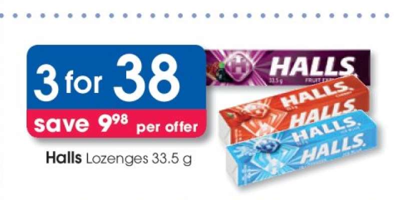 Halls Lozenges 33.5 g