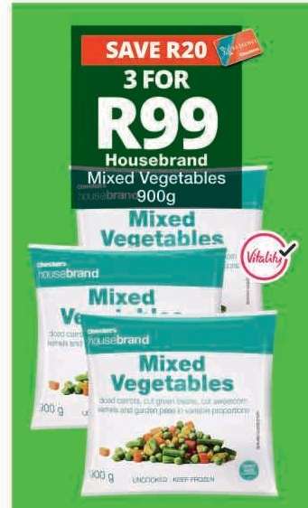 Housebrand Mixed Vegetables