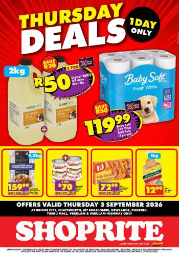 Shoprite catalogue  - 03/09/2026 - 03/09/2026.