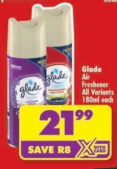 Glade Air Freshener All Variants 180ml each